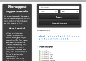 Ubersuggest