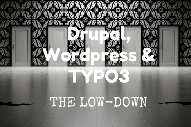 Banner Drupal Wordpress en TYPO3: the Low-Down