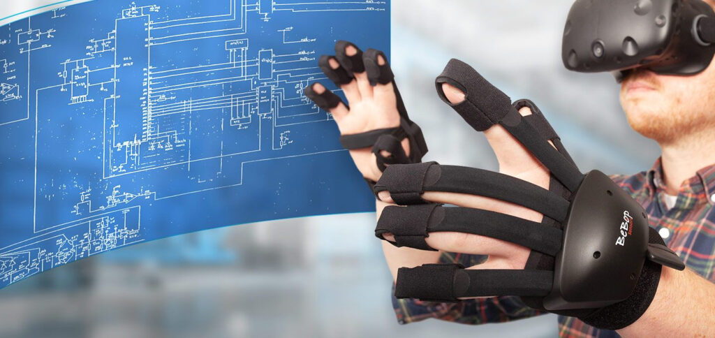 With haptic gloves, the workplace becomes 3-dimensional